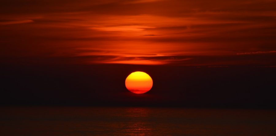 Zonsondergang Noordwijk